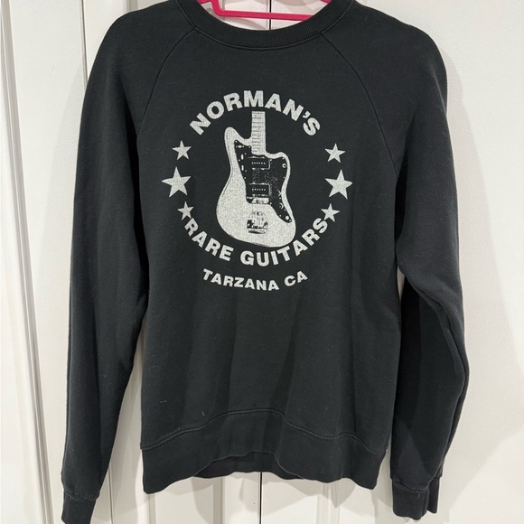 Brandy Melville Tops - Brandy Melville Black Graphic Sweatshirt